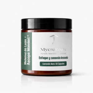 NEUROFOCUS Mycrorrots Melena de León - Bacopa Monnieri- L Teanina - Alpha GCP